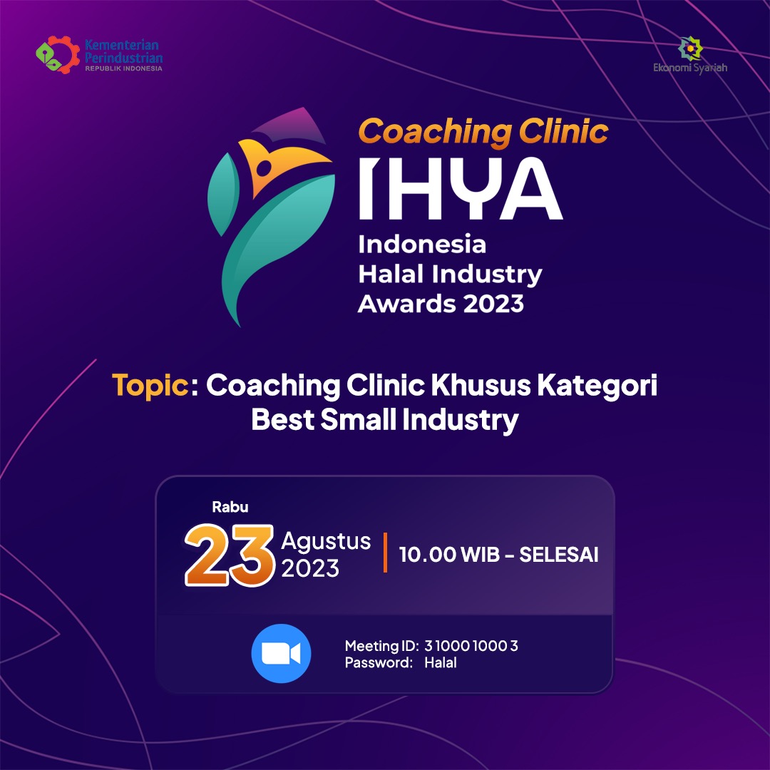 Coaching Clinic IHYA 2023 untuk IKM